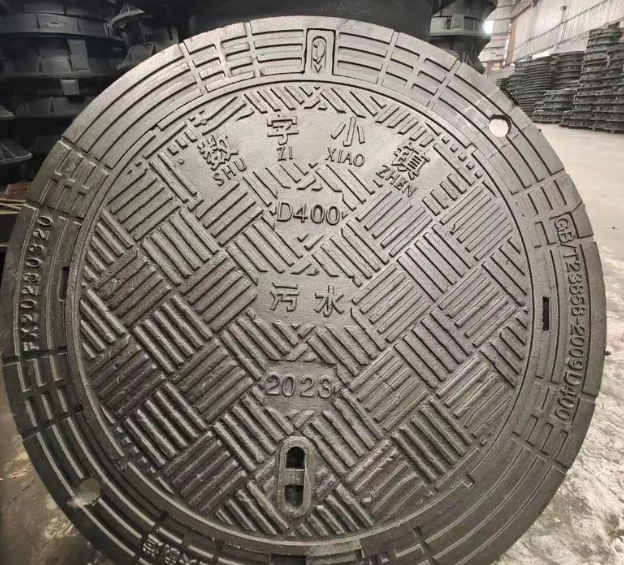 禄丰球墨铸铁防沉降井盖展示